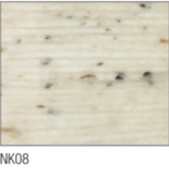 Swatch of Norske Lightweight Chunky yarn in shade NK08 (white with tweed like flecks)