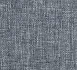 Square swatch weathered look polyester fabric in faded medium blue shade
