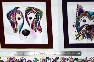 Group swatch dog panels in various styles