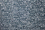 Outdoor upholstery fabrics in oxford (white/blue marled)