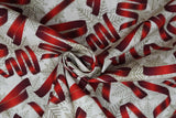 Christmas Ribbons - 44/45" - 100% Cotton