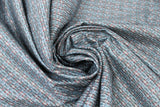 Swirled swatch fabric in best of days (dark blue)