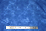 Flat swatch fabric in hydrangea harmony (medium blue)