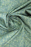 Swirled swatch fabric Impressions Moire II (dark/green)
