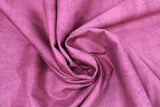 Swirled swatch near solid print fabric in maroon