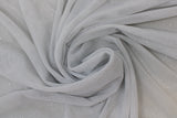 Swirled swatch white fabric (sheer white fabric with sparkles)
