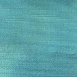 Square swatch slubbed polyester fabric in teal (light blue/turquoise)