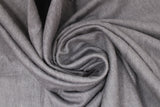 Swirled swatch grey flannel fabric