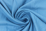 Swirled swatch blue flannel fabric