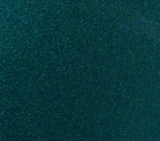 Metallic effect vinyl swatch in shade ocean (medium blue/green)