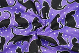 Print "Spooktacular Cats" from the Halloween Spirit collection, twisted to show drape and texture.
