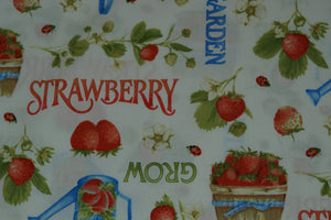 Strawberry Garden - 44/45" - 100% Cotton