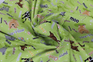 Group swatch World of Susybee printed fabrics in various styles