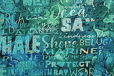 Print "Teal Words" from the Whale Song collection.
