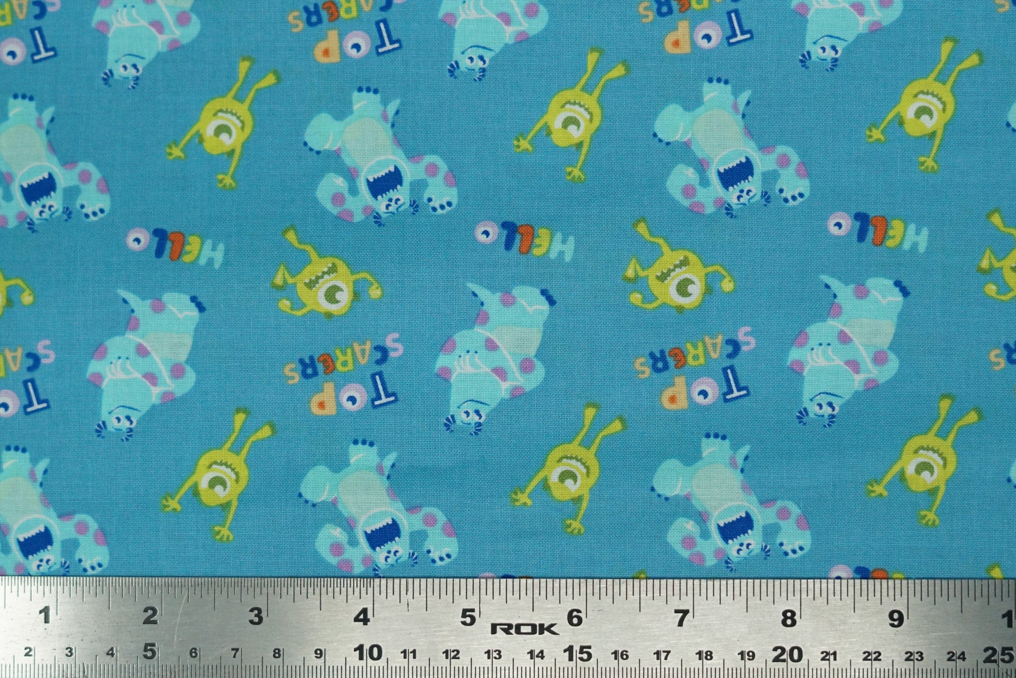 monsters inc fleece fabric Monsters Inc. - 45"