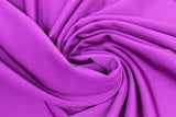 Swirled swatch purple spandex fabric