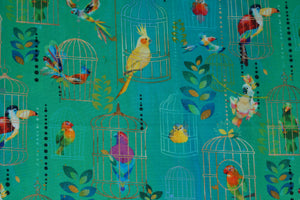 Tropical Birds - 44/45" - 100% Cotton