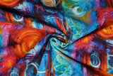Print "Twilight Dream" from the Spirit Winds collection, twisted to show drape and texture.