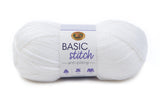 Ball of Lion Brand Basic Stitch Anti-Pilling in colourway White