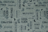 Wild Woods Lodge - 44/45" - 100% Cotton